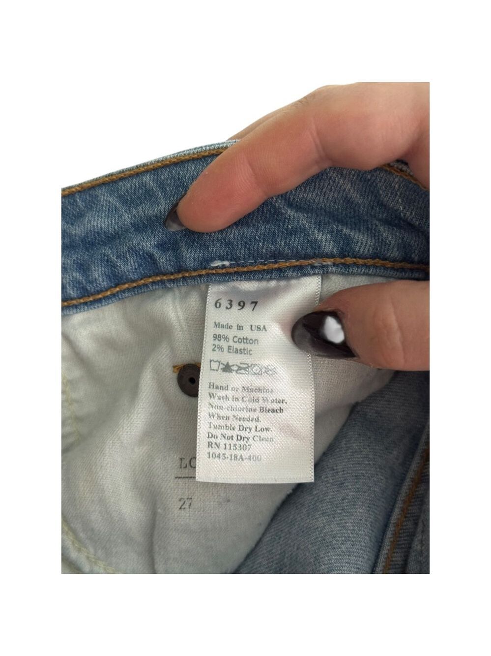6397 Loose Skinny Jeans - Picture 5 of 6
